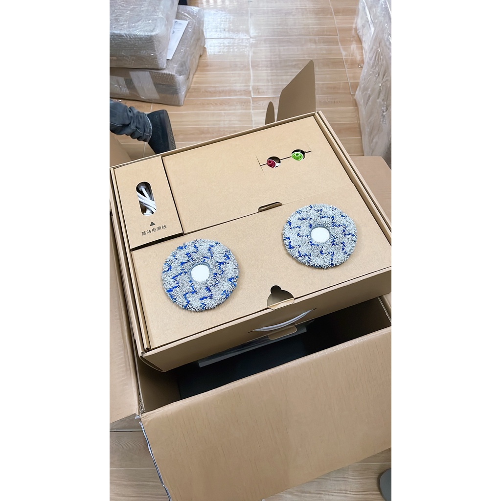 Robot hút bụi lau nhà Ecovacs Deebot T10 Turbo - Robot tự giặt khăn
