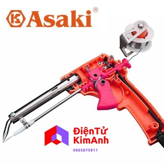 Mỏ hàn tự động đẩy thiếc Asa ki AK-9095 60W tặng kèm thiếc nhựa thông