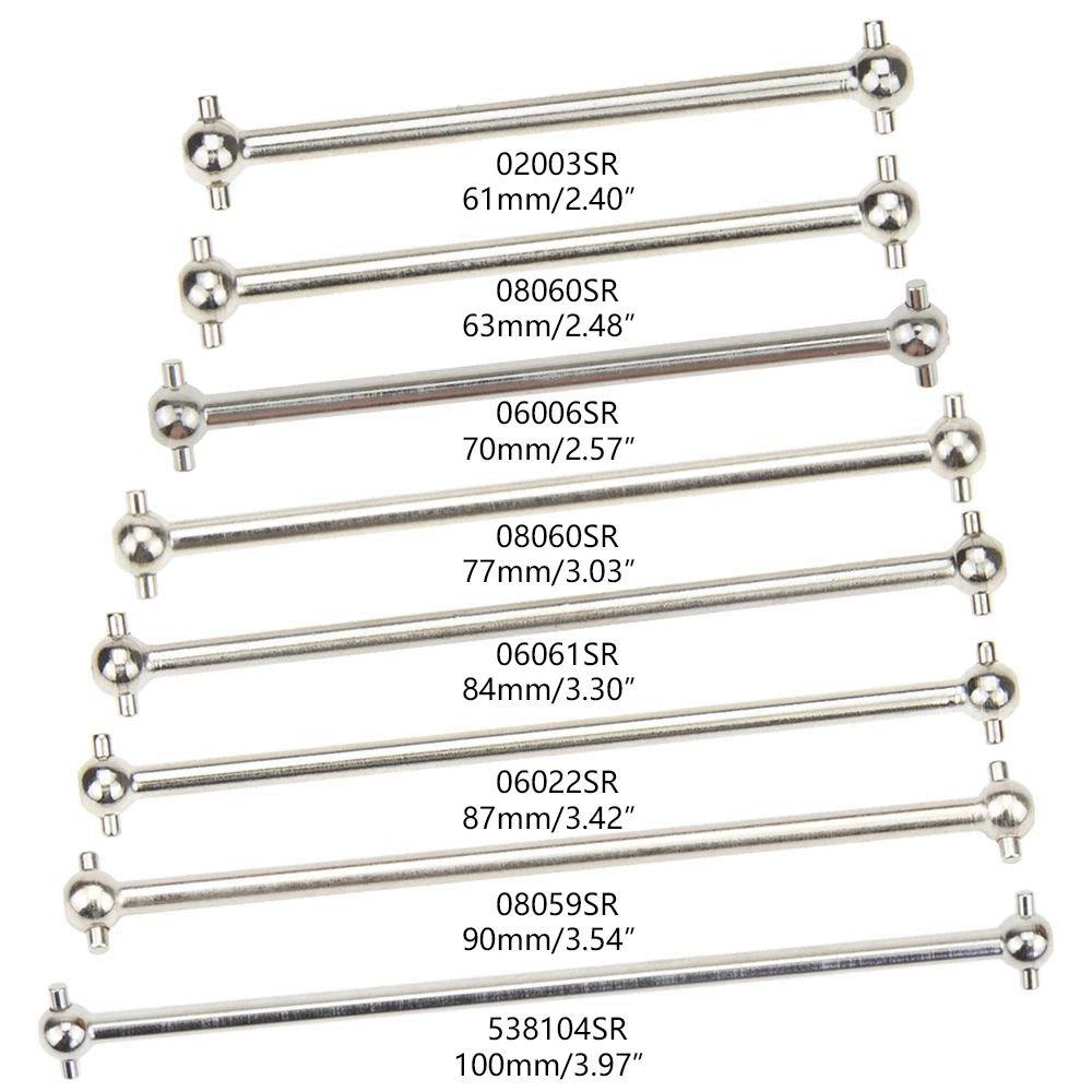 Trục Bánh Xe Hơi Điều Khiển Từ Xa Bằng Thép Dài 61mm 84mm 87mm 89.5mm
