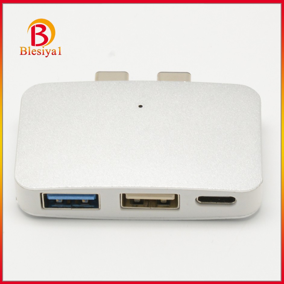 Hub chuyển đổi USB-C Type C + đầu sạc + 2 USB cho MacBook Pro