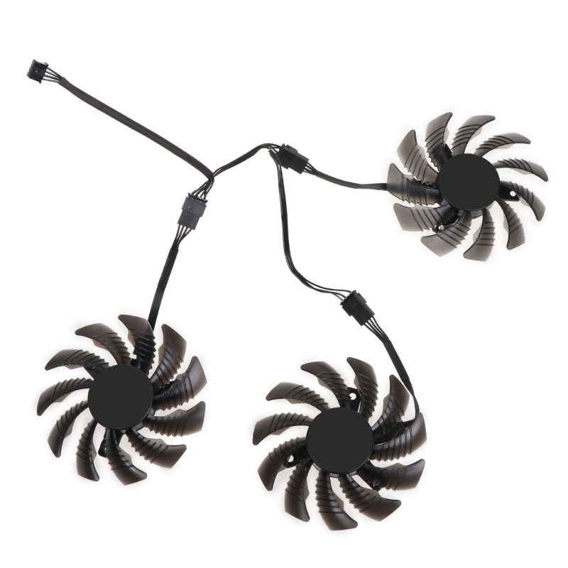 Bộ 3 Món Đồ Thời Trang Cá Tính Trẻ Trung 75mm T 3 Mảnh128010Quạt Tản Nhiệt Đồ Họa SU PLD08010S12HH 4Pin Cho GeForce GTX 1660 SUPER Arus 6G VGA