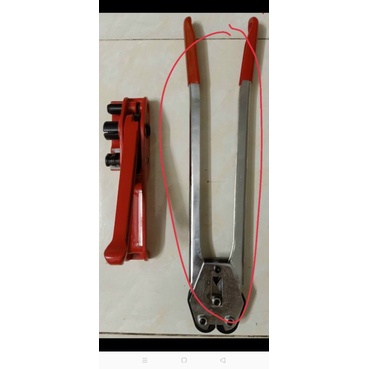 Bộ dụng cụ đóng đai cầm tay Trung Quốc gồm 1 siết + 1 kềm bấm bọ chắc chắn