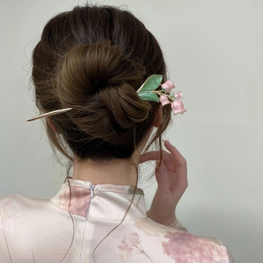 Trâm Cài Tóc Hợp Kim Hình Hoa Phong Cách Trung Quốc Cổ Điển Cho Nữ