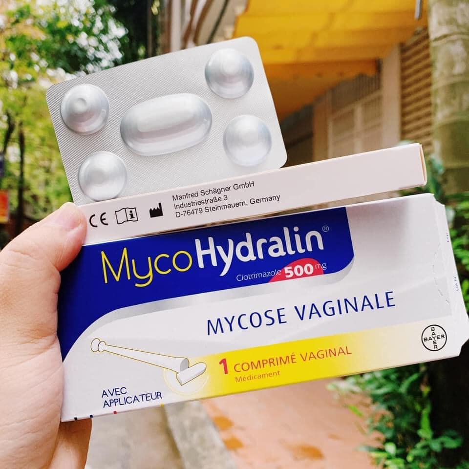 Viên Đặt Phụ Khoa Myco Hydralin 500mg Pháp - VIÊN ĐẶT MYCOHYDRALIN