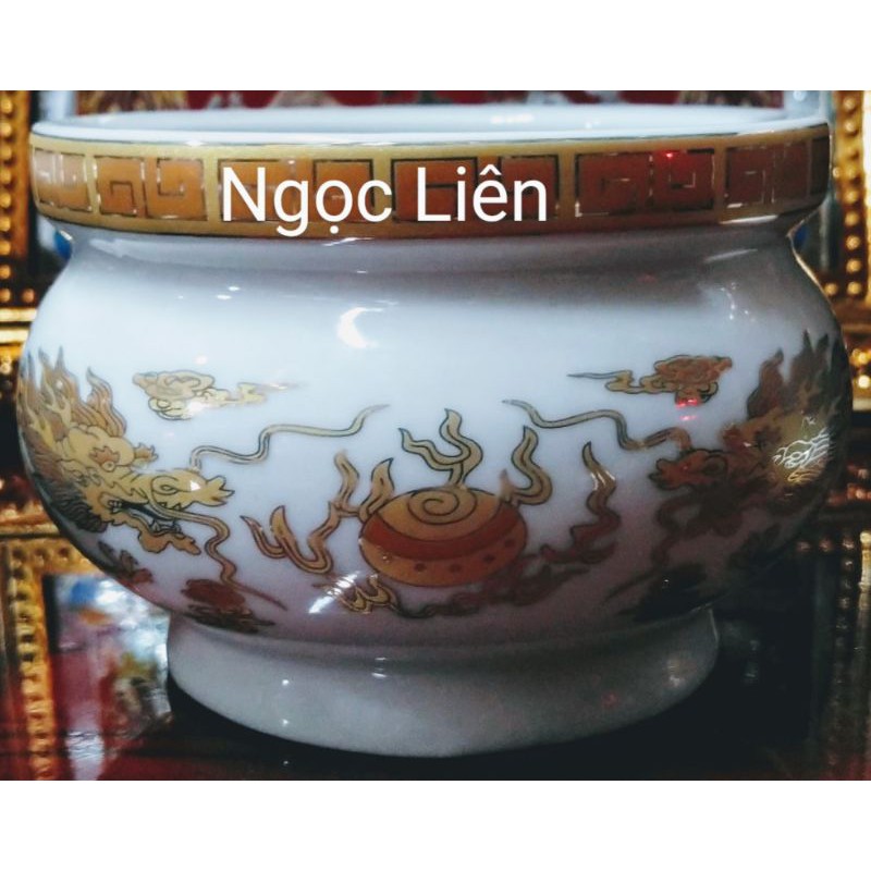 BÀN THỜ THẦN TÀI-ÔNG ĐỊA NGANG 30cm [COMBO GỒM 7 MÓN]