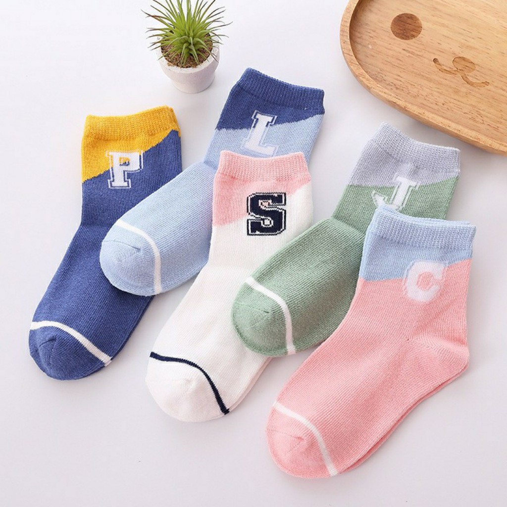 Set 2 đôi tất Kid Sock chống trượt điều hòa cho bé