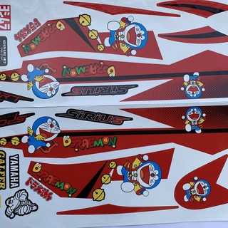 Tem xe Sirius Doraemon đỏ