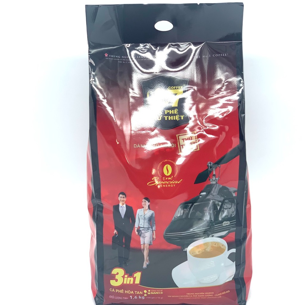 Cà Phê Sữa Hòa Tan G7 3in1 Trung Nguyên 100 gói 16g