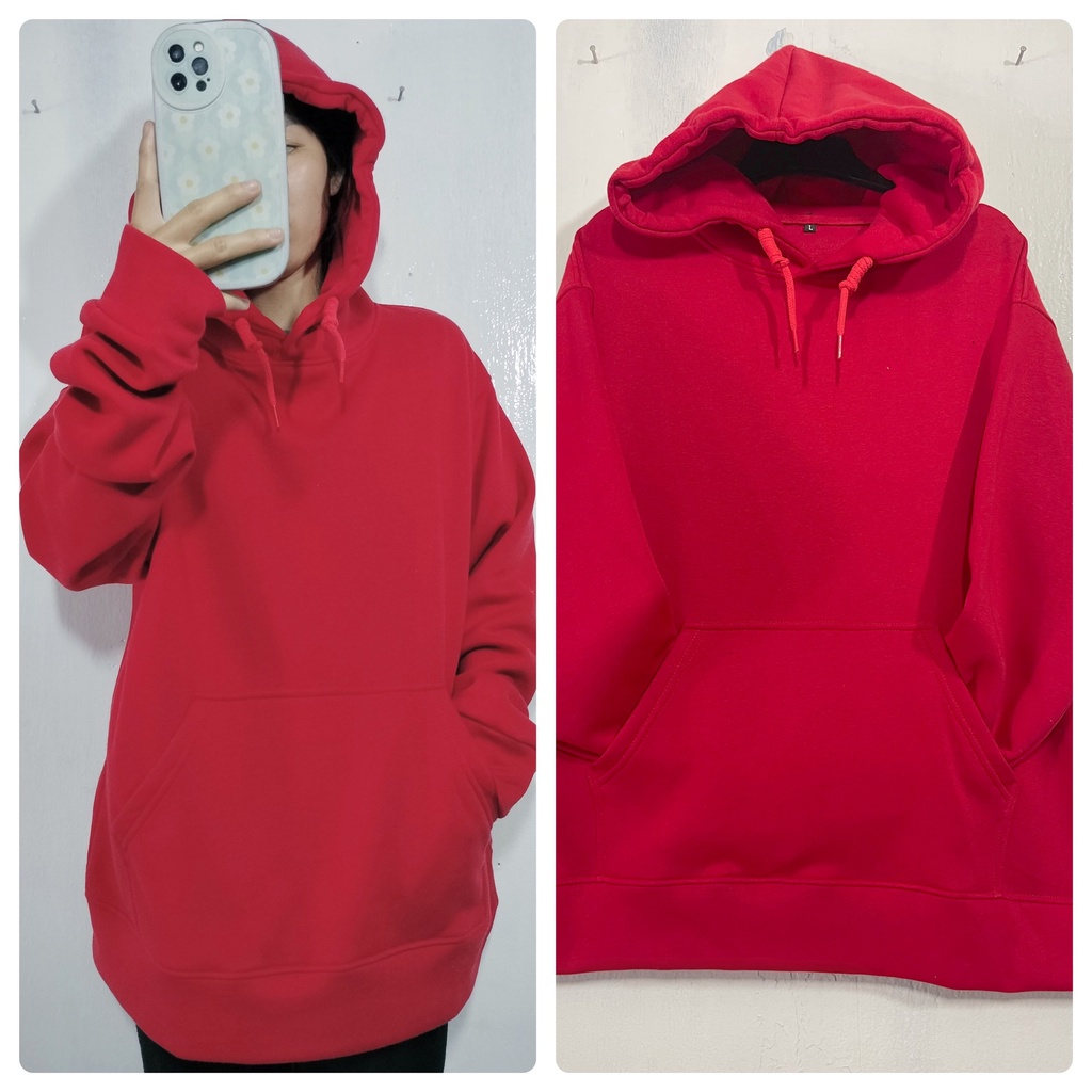 Áo khoác hoodie trơn nam UNISEX 2022 vải nỉ lót bông dày dặn form áo rộng