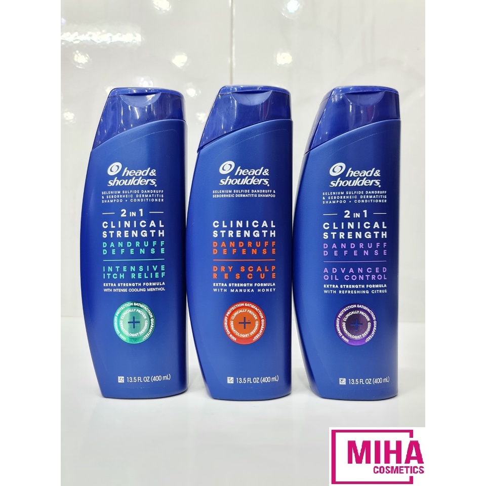 Dầu Gội Giảm Gàu Head And Shoulder Clinical Strength Shampoo 400ml Mỹ