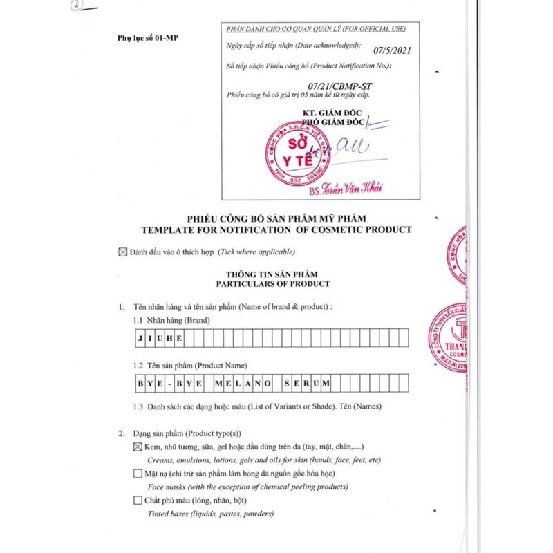 Serum Mụn Jiuhe Acne Extra 5ml Thanh Tô Chính Hãng