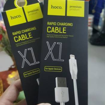 CÁP SẠC IPHONE 5, 6, 7 HOCO X1 1M