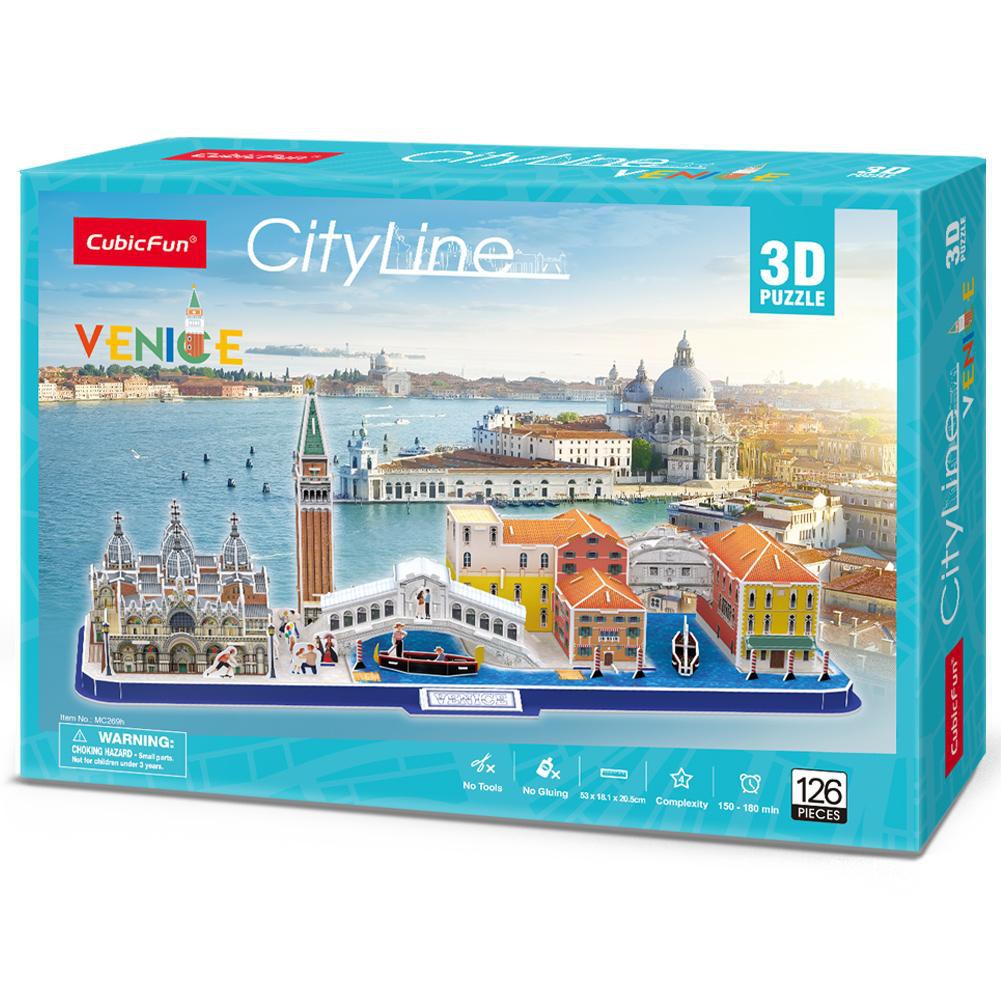 Mô hình giấy 3D CubicFun - Cityline Venice MC269h