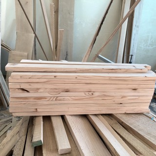 Thanh gỗ thông bào 2 mặt trơn đẹp 85x4x1.9