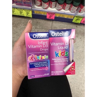 Vitamin D3 ostelin Úc cho bé sơ sinh 0m