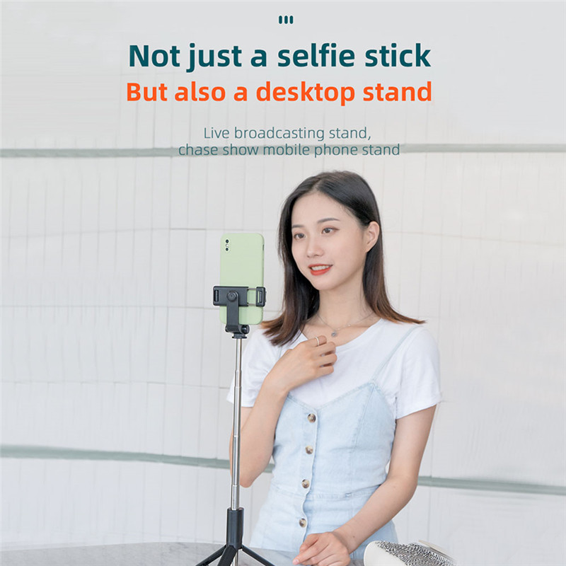 Gậy Selfie KAXOE Bluetooth Điều Khiển Từ Xa Không Dây Tất Cả Trong Một Có Thể Gấp Lại Với Ba Chân Đứng Chuyên Dụng