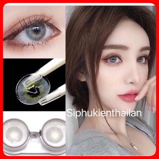 GIÁ 1 cặp kính áp tròng màu Lens thái xám Tây 20 mẫu bảng 1 ( tặng khay đơn)