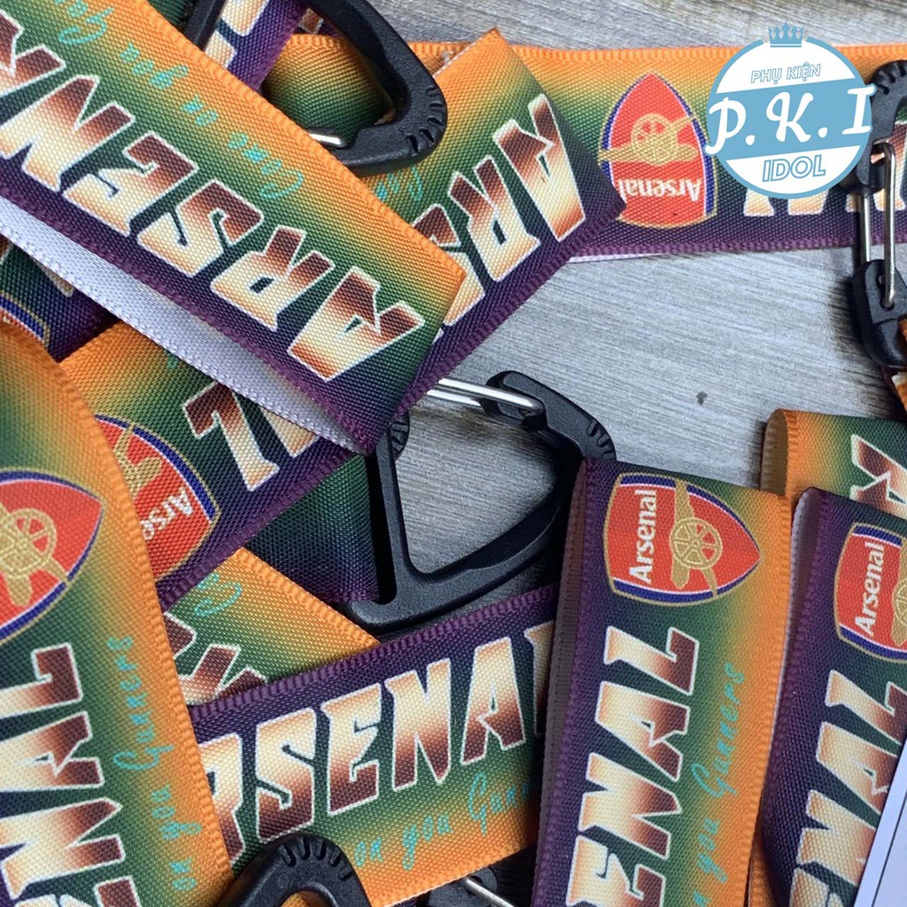 Xả Kho : Móc Khóa , Móc Treo Balo In Hình CLB Arsenal - Xả Kho Rẻ Nhất Shopee