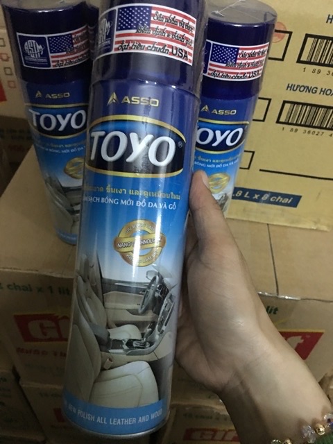 Toyo xịt bóng da,nhựa 500ml