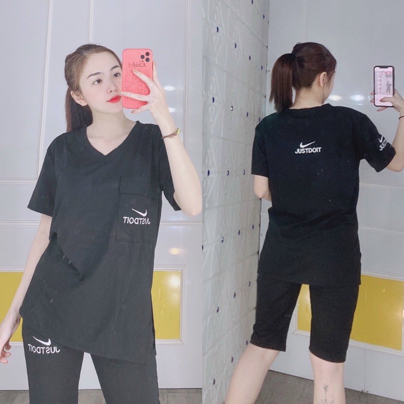 (RẺ VÔ ĐỊCH + FREESHIP) Đồ bộ, bộ đồ thun lửng mặc nhà đẹp chất thun cotton | BigBuy360 - bigbuy360.vn