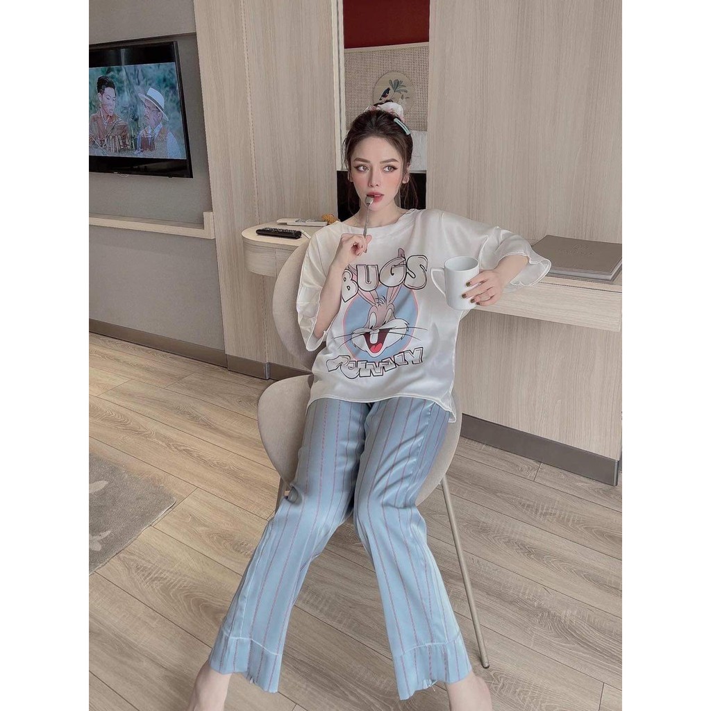 Đồ ngủ nữ lụa, bộ ngủ lụa latin 2 dây mặc cực xinh và siêu mát cho mùa hè | BigBuy360 - bigbuy360.vn