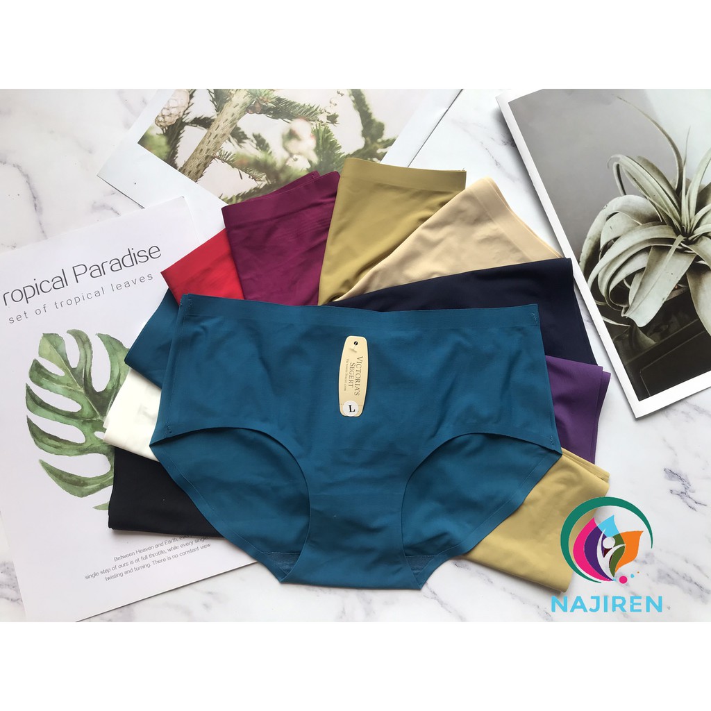 Quần Lót Nữ Thun Lạnh đúc su không đường may mặc trong váy sexy dễ thương QL01