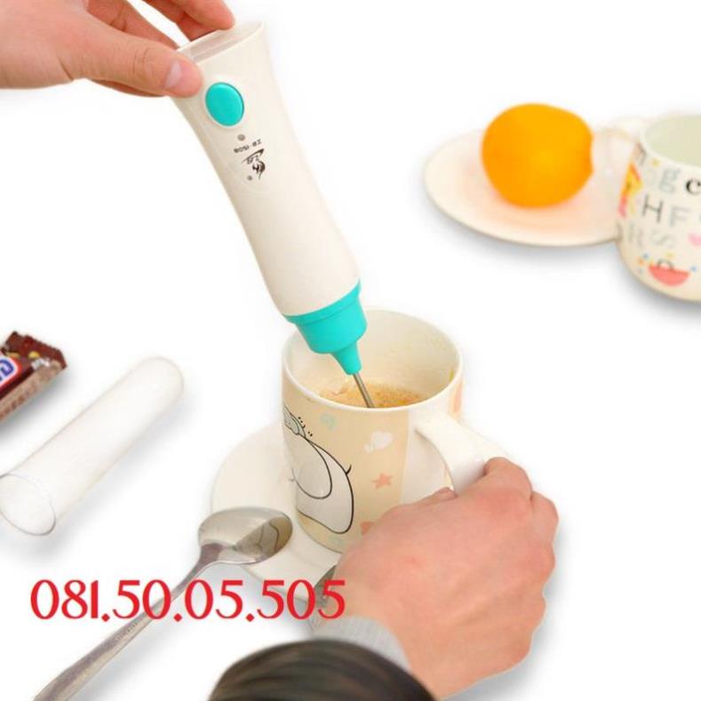 Máy tạo bọt cafe, tạo bọt sữa, đánh trứng, pha trà sữa matcha, socola, cacao có dây sạc điện D125