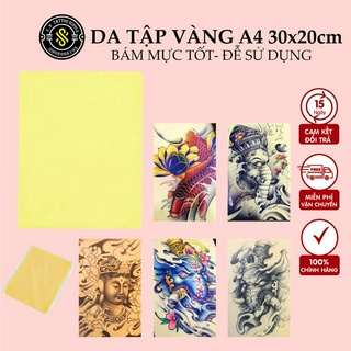 DA TẬP xăm A4 (🎁Tặng+ Freeship💝) Da Tập Xăm Hình Và Phun Xăm- Kích thước 30CM*20CM, dày 0,1CM Silicon.