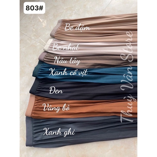 #803 Chân váy xòe ly chất vải mới hàng mềm, đẹp