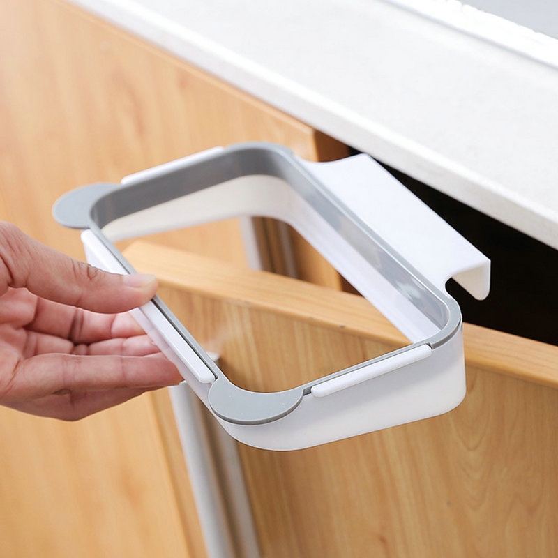 Giá Treo Túi Rác Bằng Nhựa ABS Đa Năng Gắn Cửa Tủ Nhà Bếp Tiện Lợi