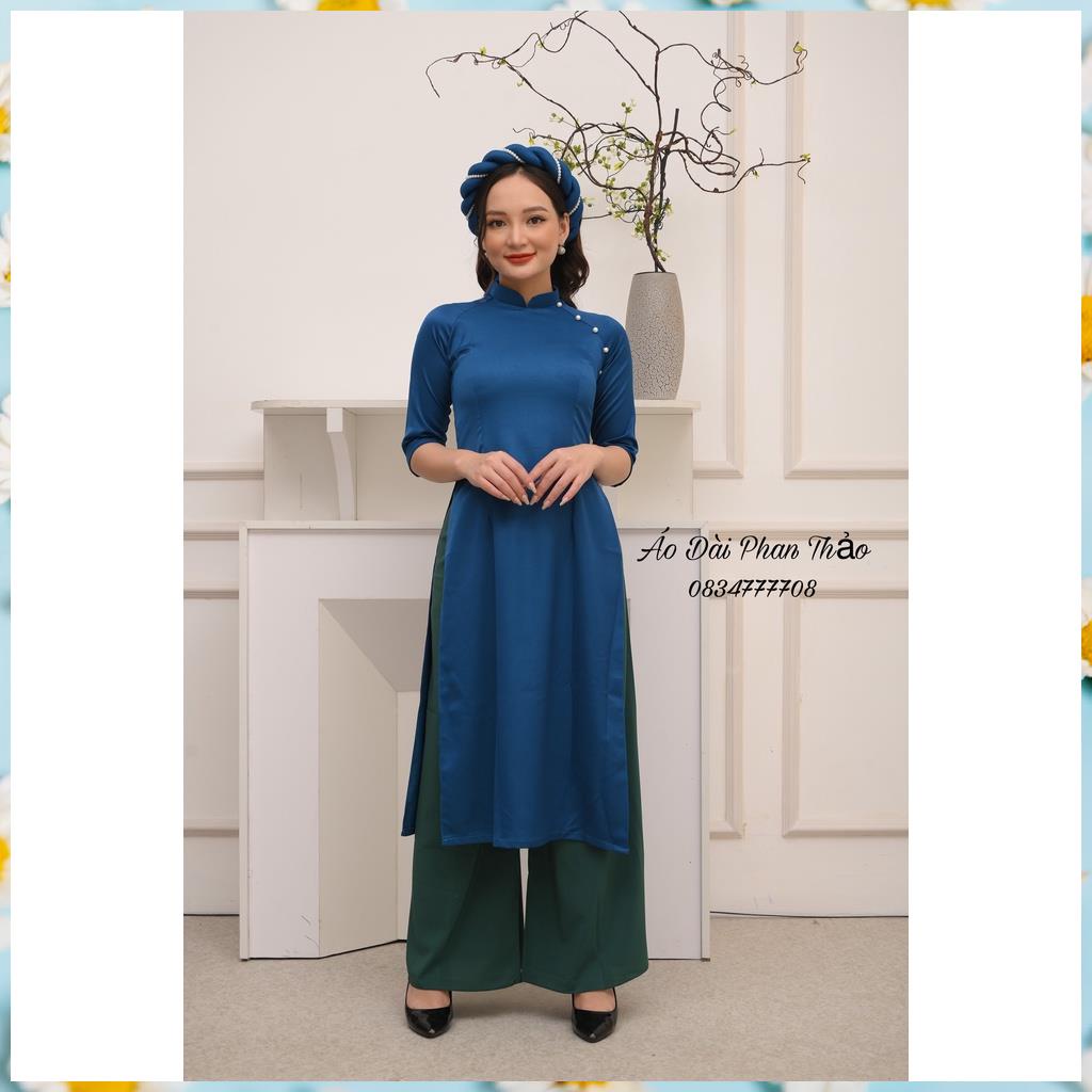 Áo dài tây thi hàng thiết kế big size diện tết