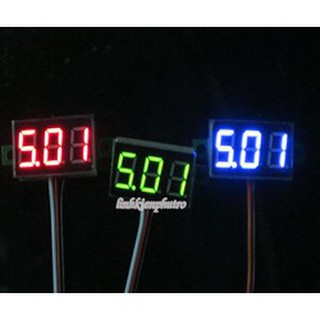 Đồng hồ đo áp hiển thị Led 7 đoạn 3.7 - 32VDC - Blue