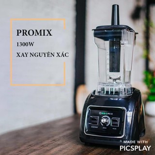 Máy xay sinh tố công nghiệp PROMIX, xay đá chuyên dụng PROMIX PM 819B + Tặng Shaker 530ml cao cấp