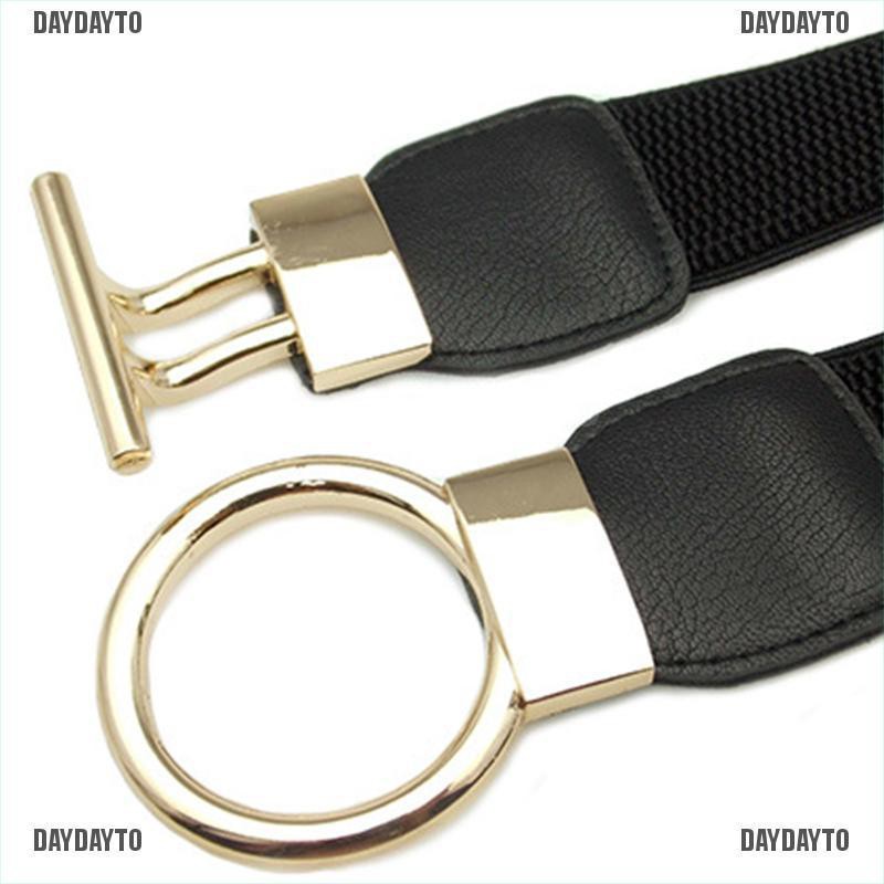 Thắt Lưng Co Giãn Bản Rộng Có Khóa Cài Cho Nữ Mặc Đầm