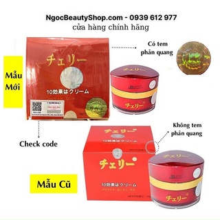 Kem dưỡng trắng da mặt hoa anh đào đỏ nhật bản 10 công dụng 15gr