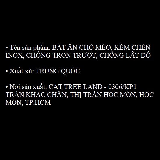 BÁT ĂN CHÓ MÈO, KÈM CHÉN INOX, CHỐNG TRƠN TRƯỢT, CHỐNG LẬT ĐỔ - KHAY ĐỰNG THỨC ĂN THÚ CƯNG