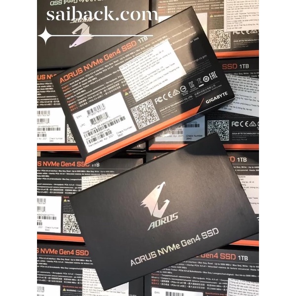 Ổ cứng SSD 1TB Gigabyte Aorus M.2 NVMe PCIe Gen4 | BigBuy360 - bigbuy360.vn