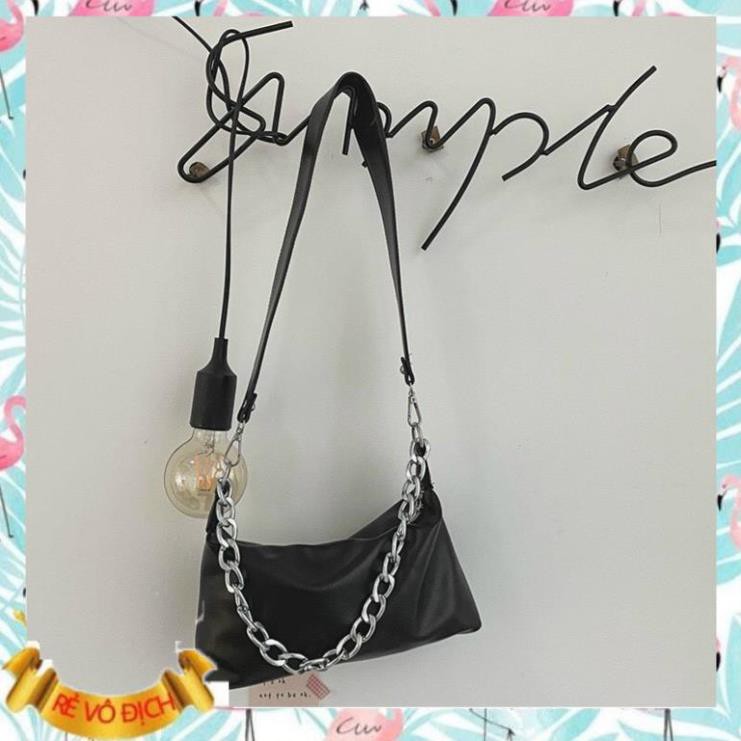 Hàng Cao Cấp -  Túi xách nữ- kẹp nách phối xích - shop chịu ship 100% | BigBuy360 - bigbuy360.vn