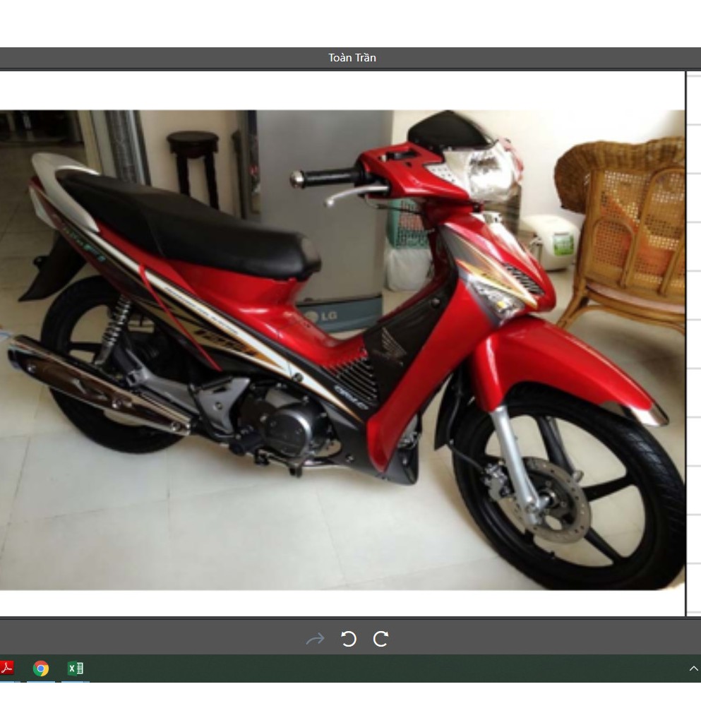 DÀN ÁO FU NEO FI 2009 MÀU ĐỎ ZIN CHÍNH HÃNG HONDA