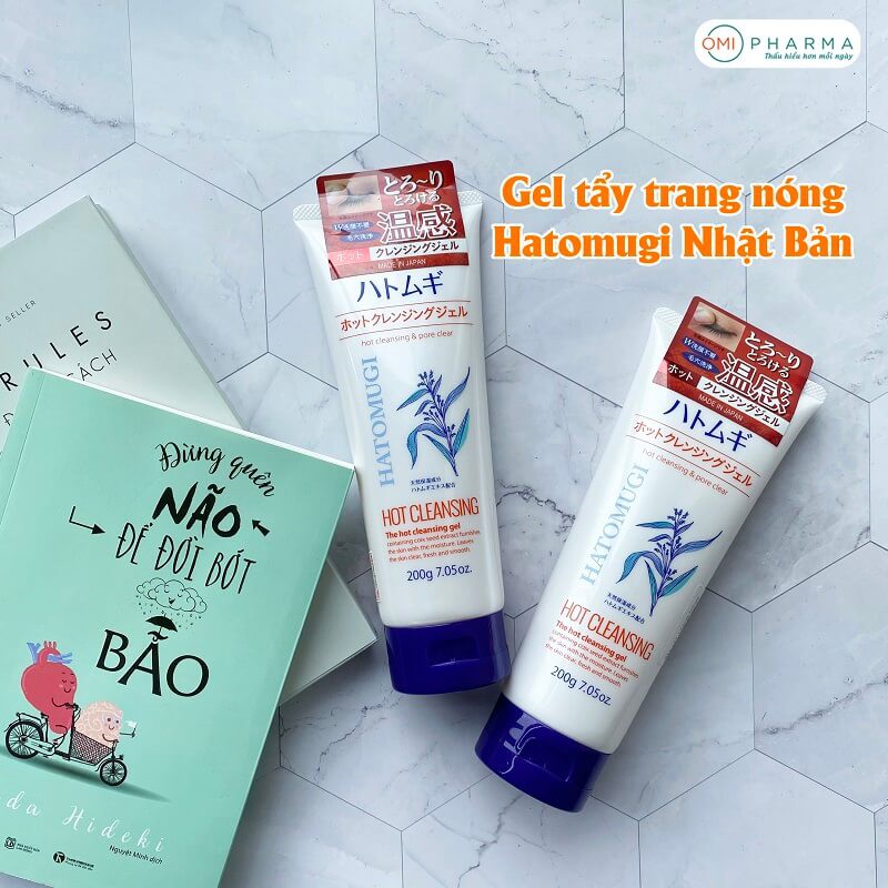 (Date 28/09/2023) Gel Tẩy Trang Nóng Chiết Xuất Hạt Ý Dĩ Hatomugi The Hot Cleansing Gel (200g)