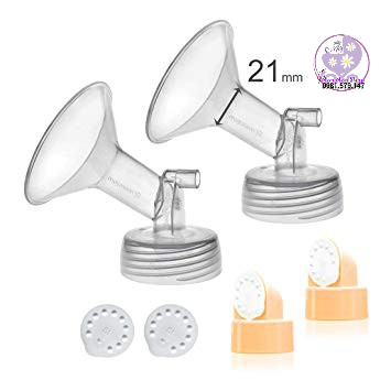 (Đủ size) Bộ cổ nối liền phễu máy hút sữa Medela và Maymom