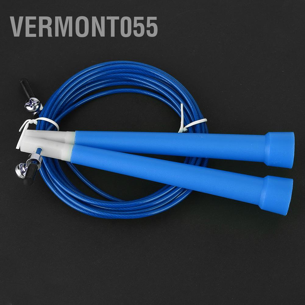 Có thể bán buôn Dây thép có thể điều chỉnh bền bỉ Skipping Jumping Rope cho bài tập rèn luyện thể dục Vermont055 Hàng giao ngay