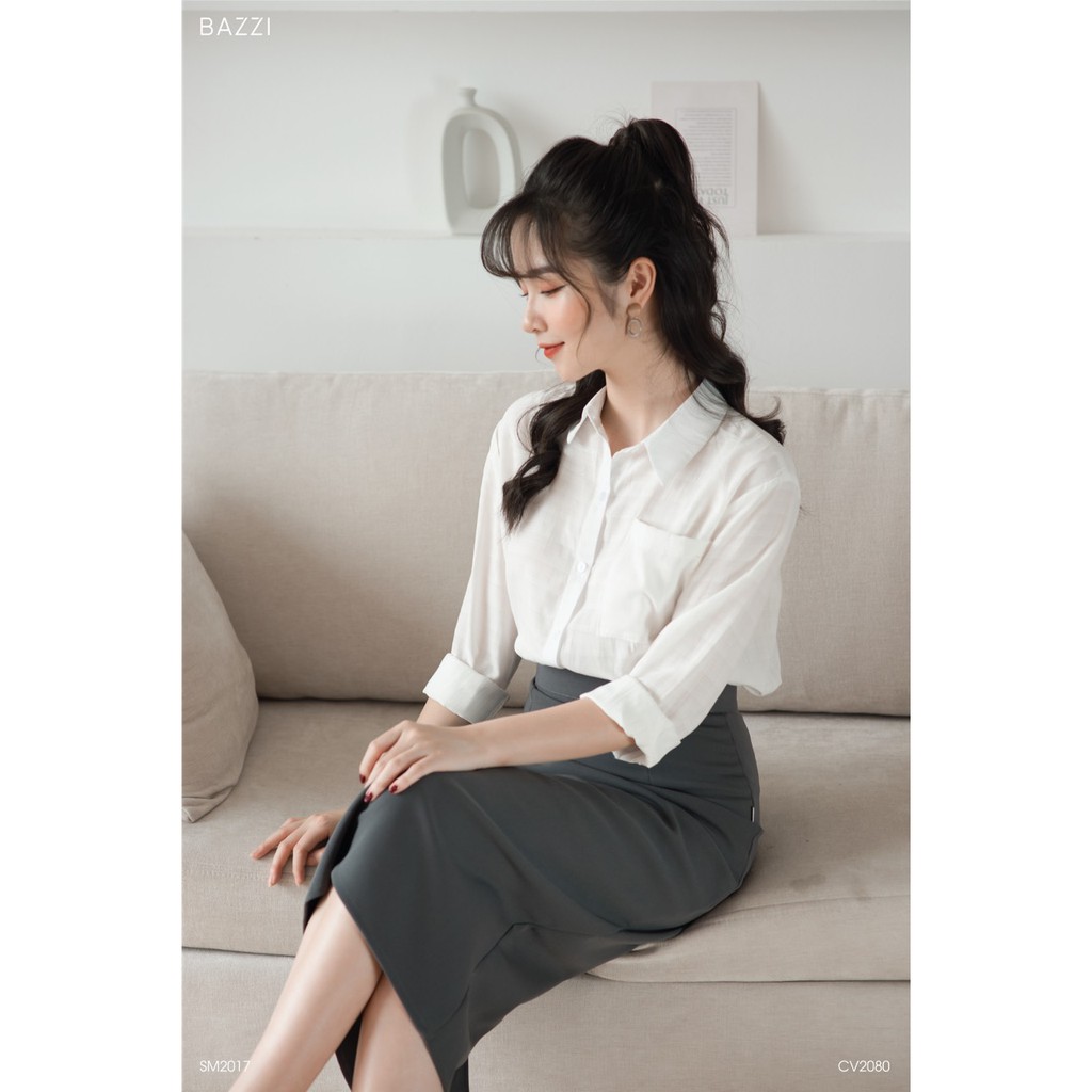 Chân váy dài trơn xẻ sau - CV2080 | BigBuy360 - bigbuy360.vn