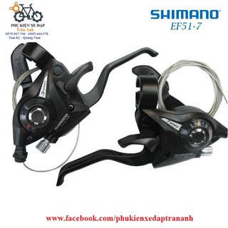 Cặp tay đề xe đạp shimano ef51-7 speed