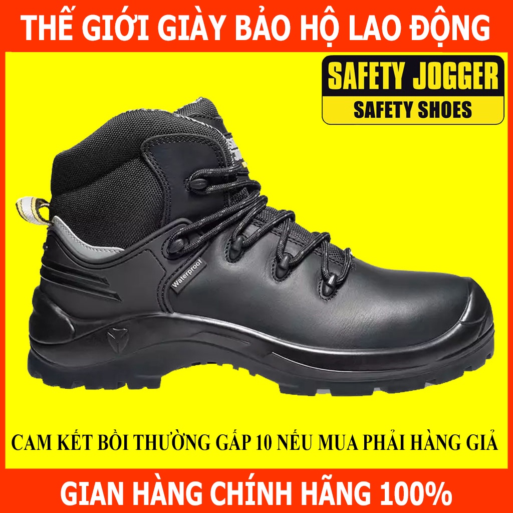 Giày bảo hộ Safety Jogger X430 Chống Thấm Nước, Mũi Thép Chống Va Đập Mạnh, Chịu Nhiệt Độ cao