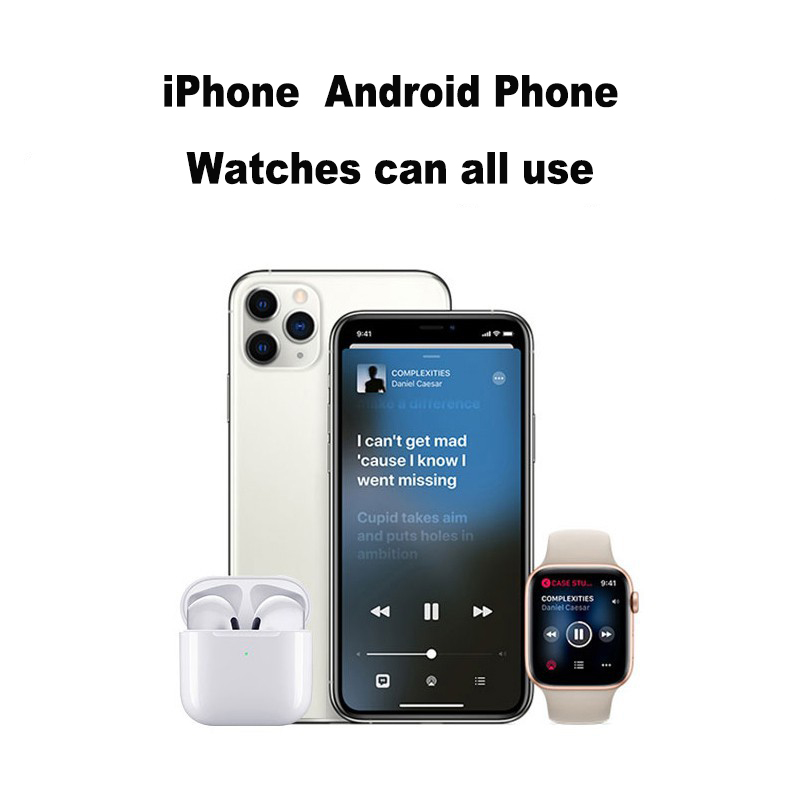 Tai nghe Bluetooth Airpod Pro 4 tai nghe không dây Iphone Android