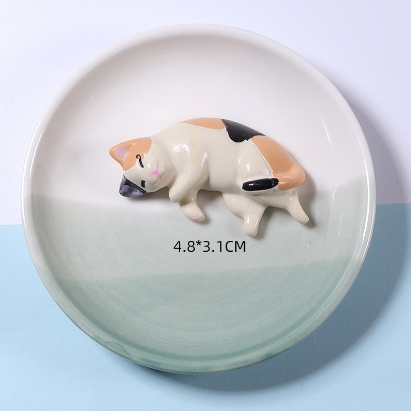 Set 5 Phụ Kiện Trang Trí Điện Thoại Hình Mèo Con Dễ Thương