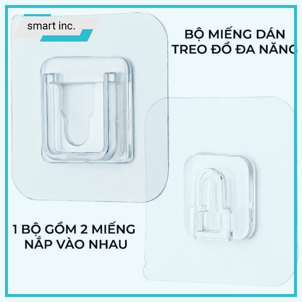 Móc Dán Treo Đồ Đỡ Ổ Cắm Điện Tranh Ảnh Cục Phát Wifi 🏆HOT🏆 Miếng Dán Gắn Tường Đa Năng Siêu Dính Chắc Chịu Lực