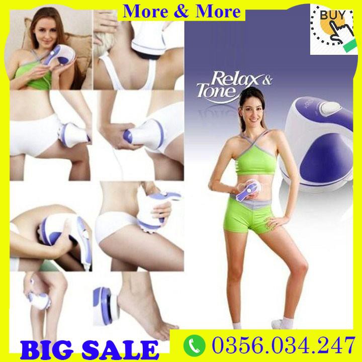 ⭐ Máy massage rung cầm tay mini Relax & Spin Tone-A781 hỗ trợ giảm mỡ, giảm đau, lưu thông khí huyết ⭐ Chính hãng b