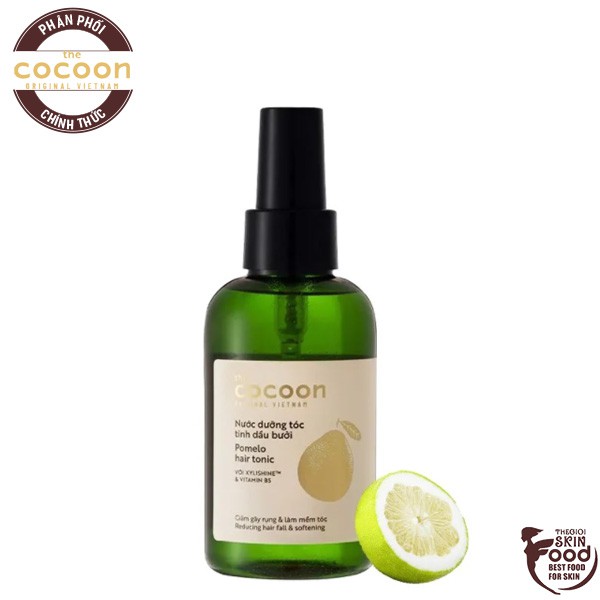Nước Dưỡng Tóc Giảm Gãy Rụng Và Làm Mềm Tóc Tinh Dầu Bưởi The Cocoon Pomelo Hair Tonic 140ml | BigBuy360 - bigbuy360.vn